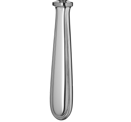 christofle carving fork perles  silver plated 2