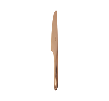 christofle stainless steel dessert knife - copper colour 3
