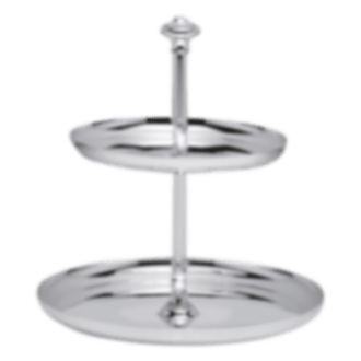 christofle 2-tier pastry stand  Albi  Silver plated