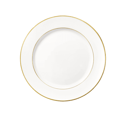christofle gilded porcelain dessert plate 1