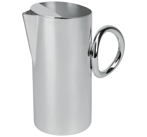 Water pitcher Vertigo  Silver plated