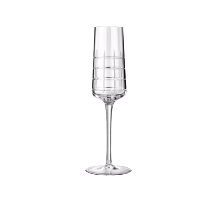 christofle champagne flute in crystal 1