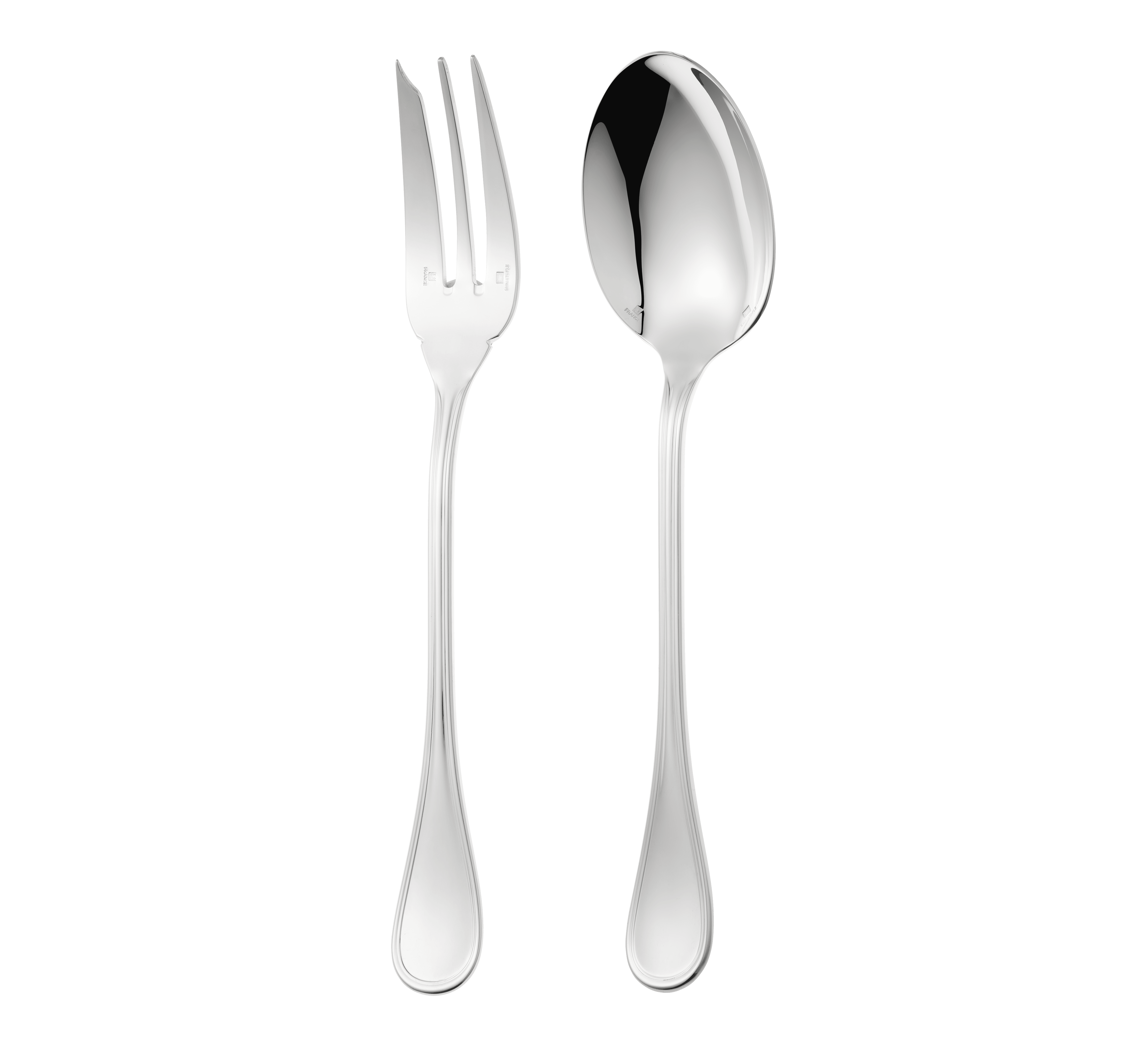 Set of 2 Silver-Plated Serving Pieces Albi Set of 2 Silver-Plated Serving Pieces Albi