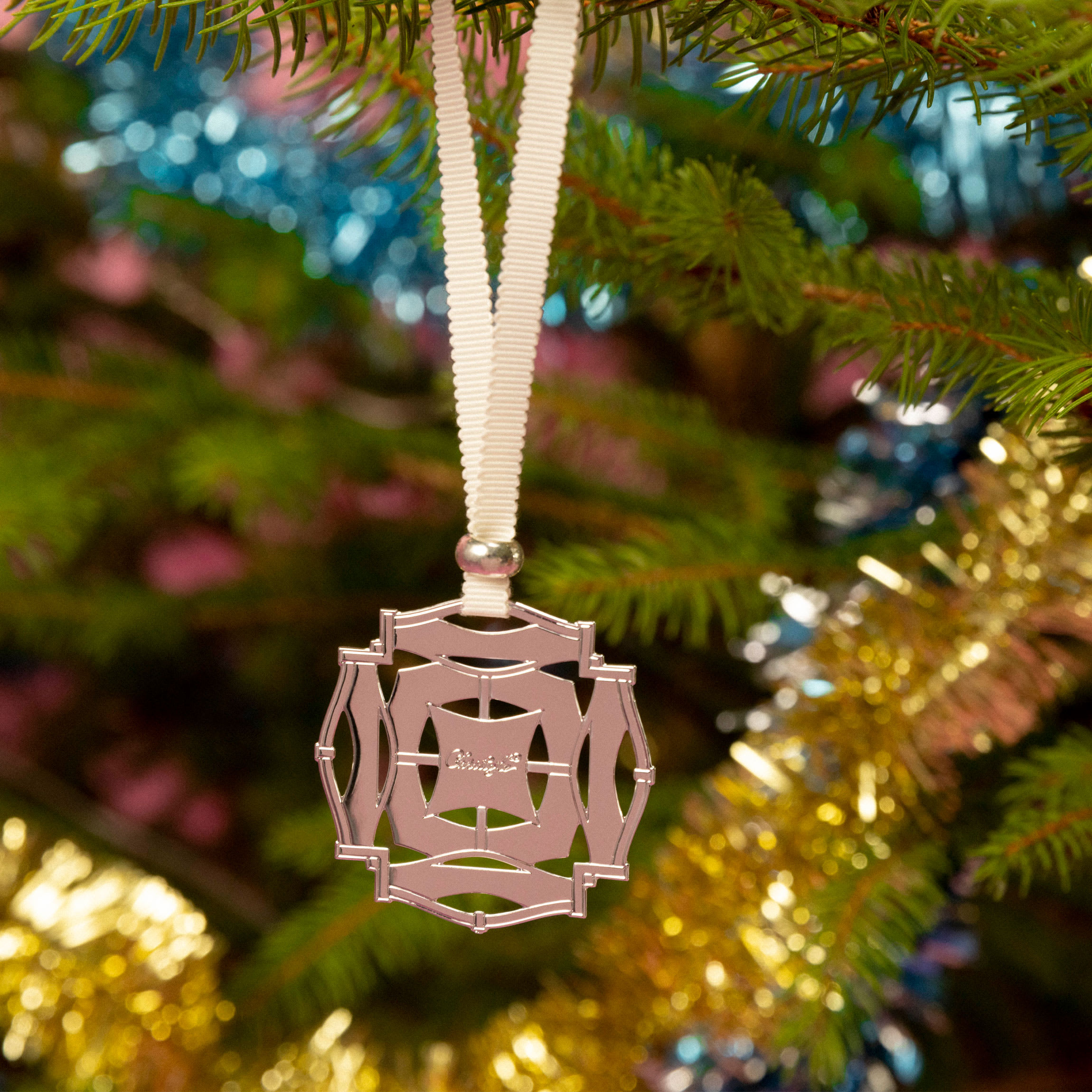 christofle silver plated celebration ornament 2