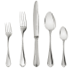 christofle individual place settings (5 pieces) spatours  silver plated 1