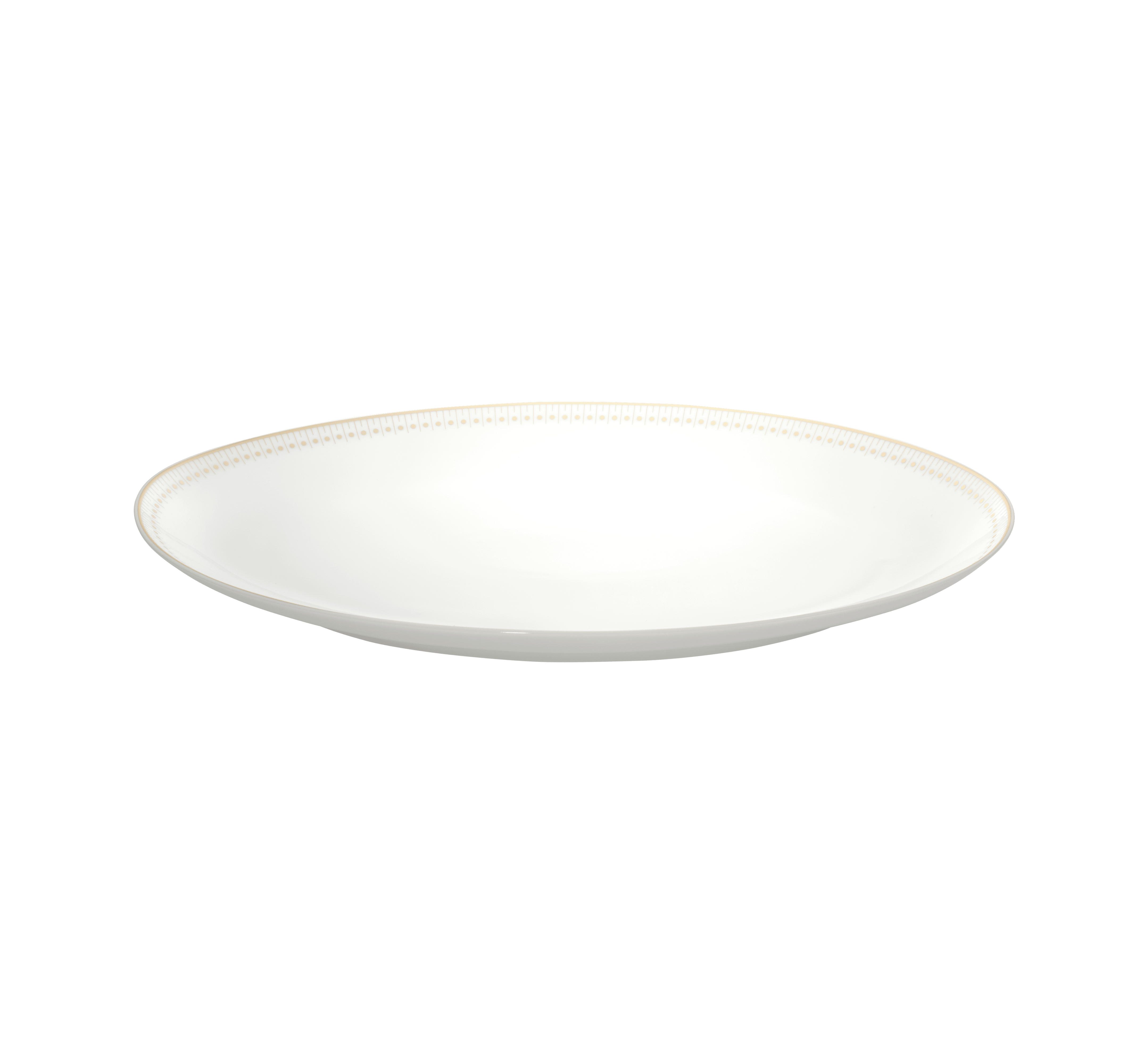 christofle plat ovale 38 cm finition or 1