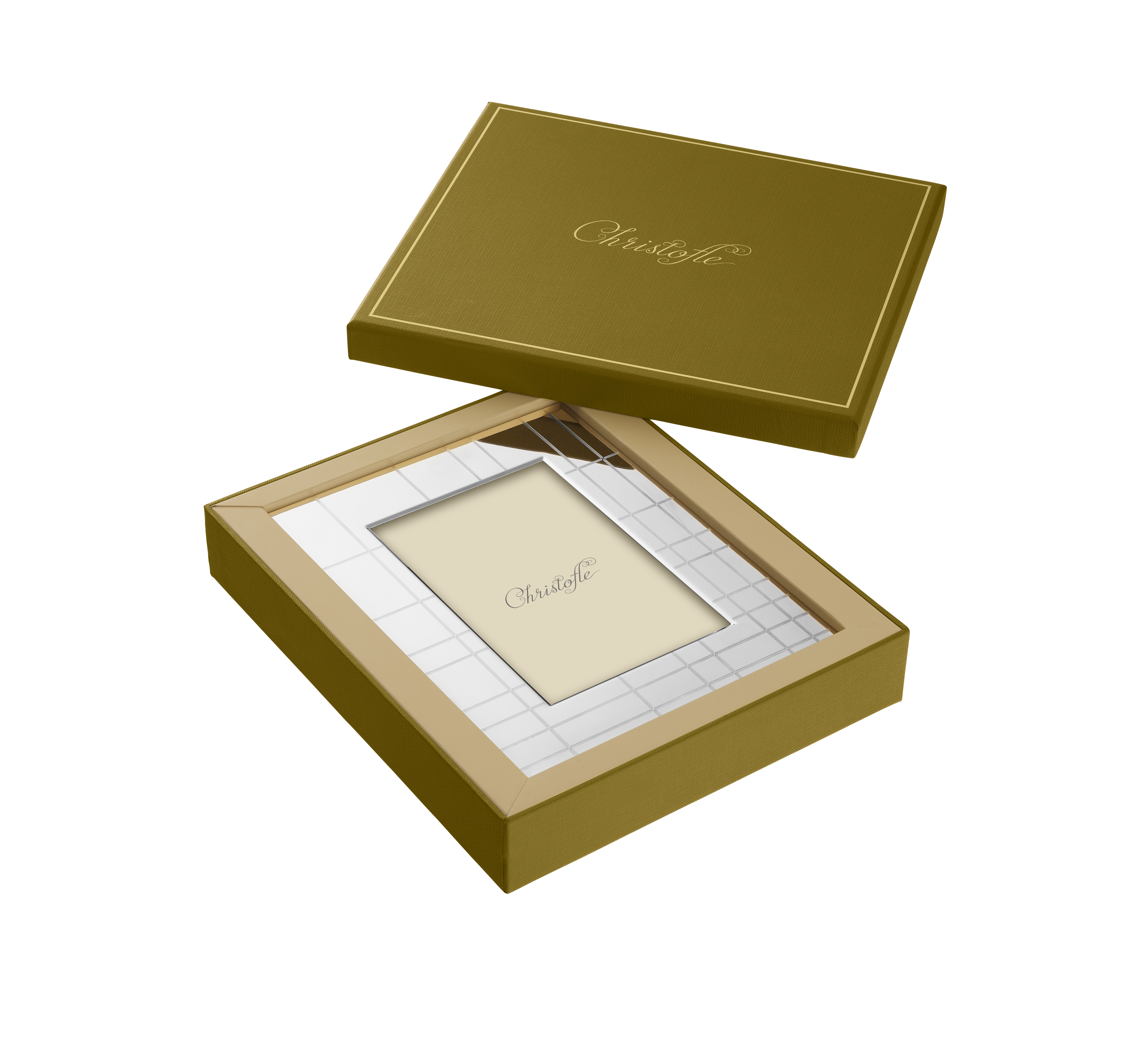Christofle 写真たて　42 56 660 Christofle Photo Frame Picture Frame Interior Color Silver