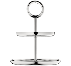 christofle 2-tier pastry stand  vertigo  silver plated 1