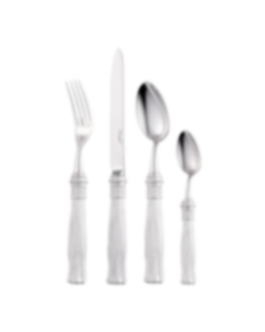 Silver-plated 4-Piece set Pompon