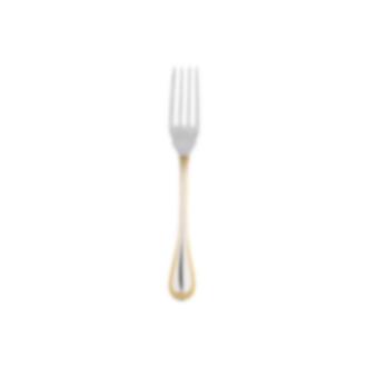 Partially Gilded Silver-plated Malmaison Fish fork