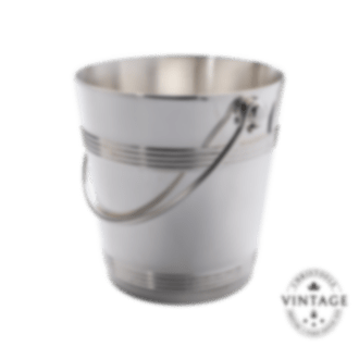 christofle Vintage Silvered Biarritz Ice Bucket With Moving Handle