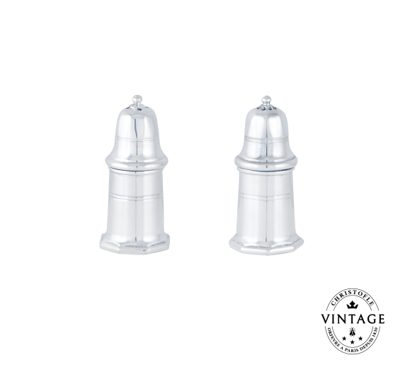 Salt and Pepper Shakers, Silwervare - Vintage