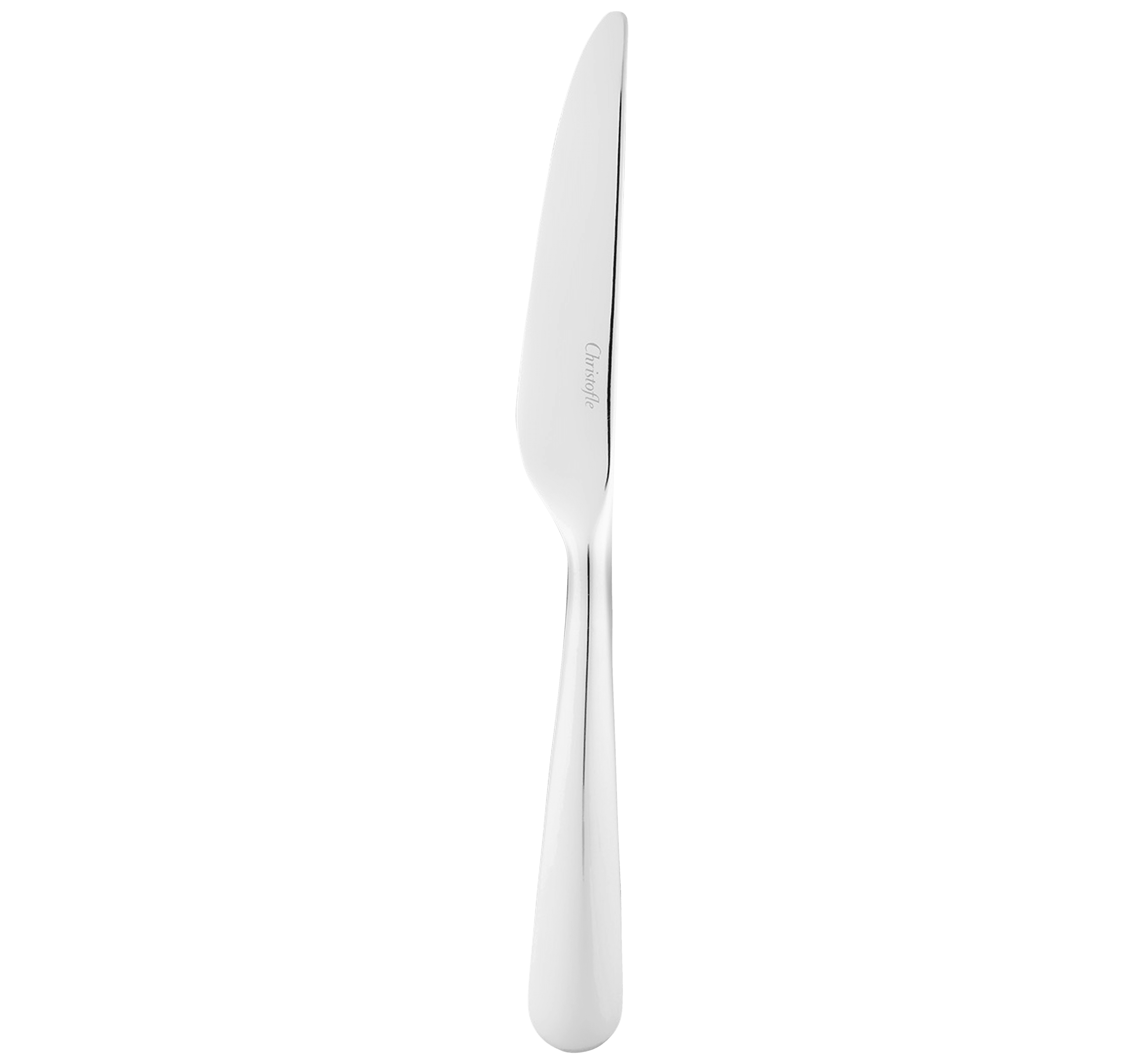 christofle couteau de table cranté en acier 1