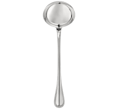 christofle soup ladle malmaison  silver plated 0