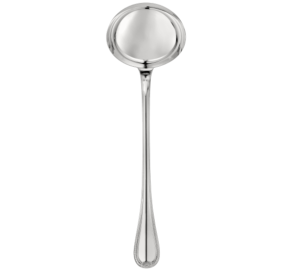 christofle soup ladle malmaison  silver plated 0
