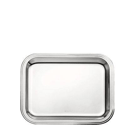 christofle medium silver-plated rectangular tray - 26 x 20 cm 1