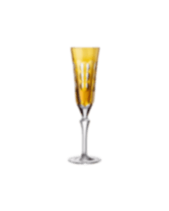christofle Amber Crystal Champagne Flute 