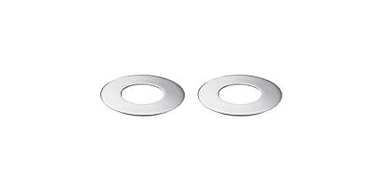 christofle set of 2 glass coasters oh de christofle  stainless steel 0