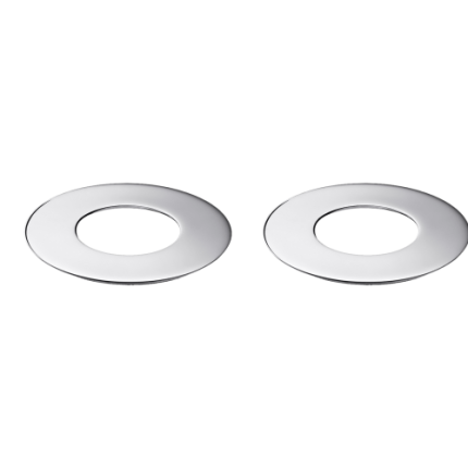 christofle set of 2 glass coasters oh de christofle  stainless steel 0