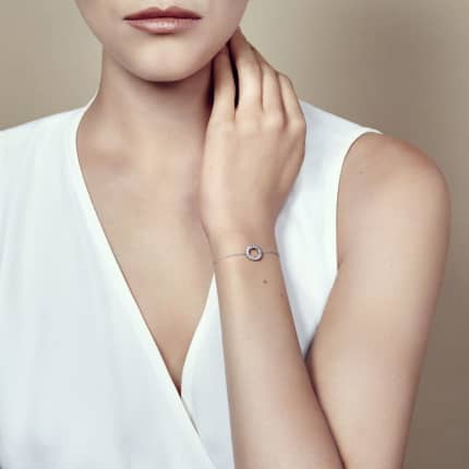 christofle white gold chain bracelet 2