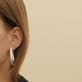christofle sterling silver hoop earrings 3