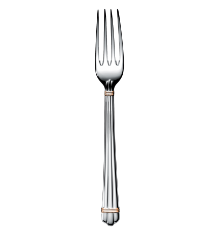 christofle silver plated standard dinner fork aria 2