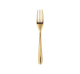 christofle Stainless steel dessert fork - gold colour