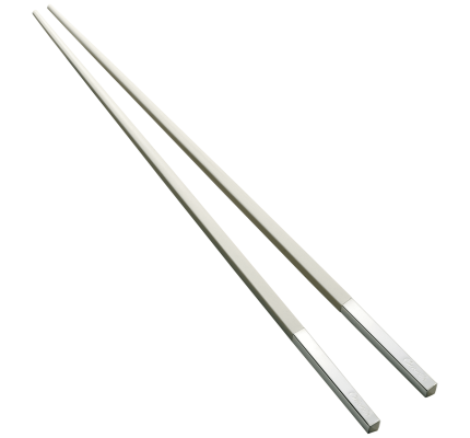 christofle paires de baguettes japonaises blanches 1